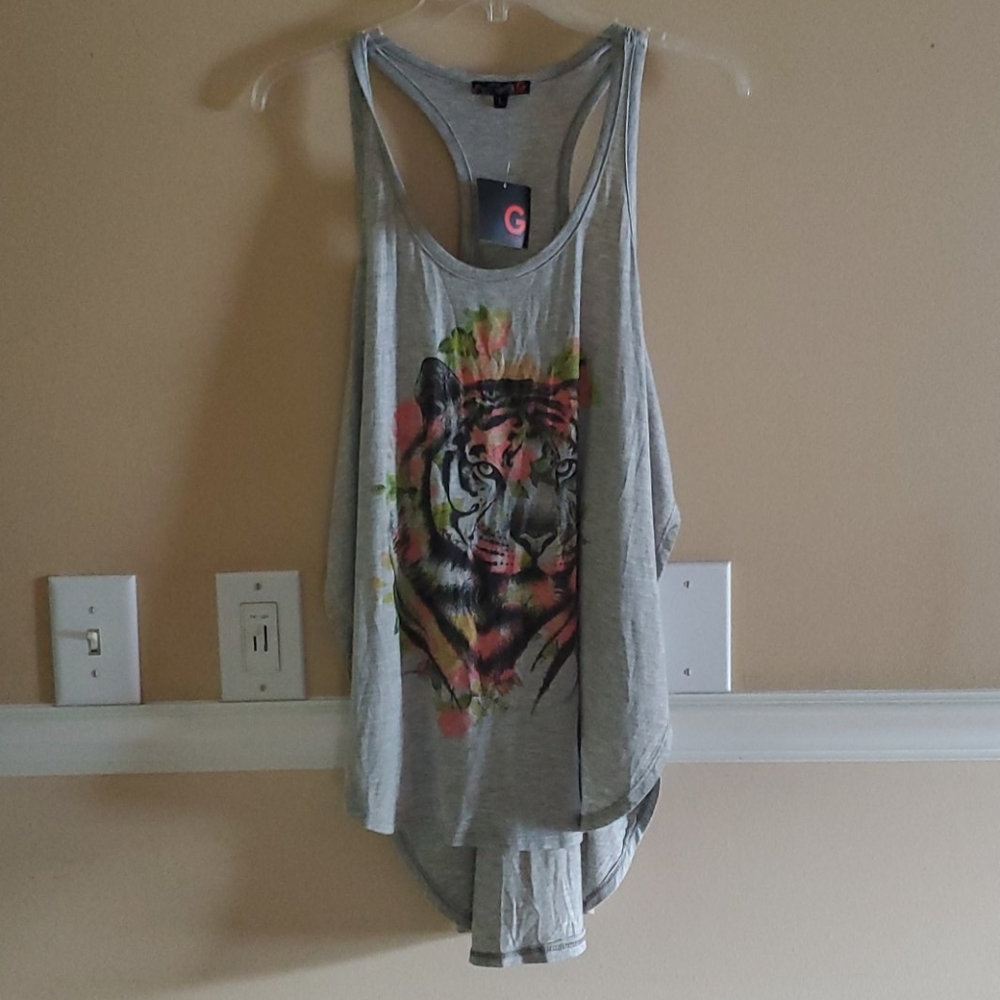 Guess racerback tank new large